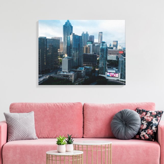Impression sur toile étendue de paysage urbain (Insitu(Salon))