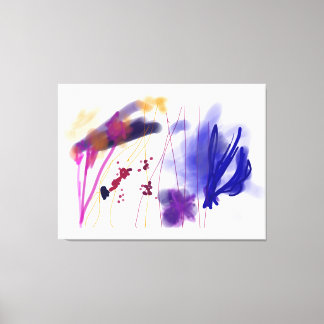 Impression sur toile étendue de récif corallien