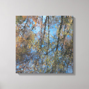 Impression sur toile étendue de réflexion de l'eau