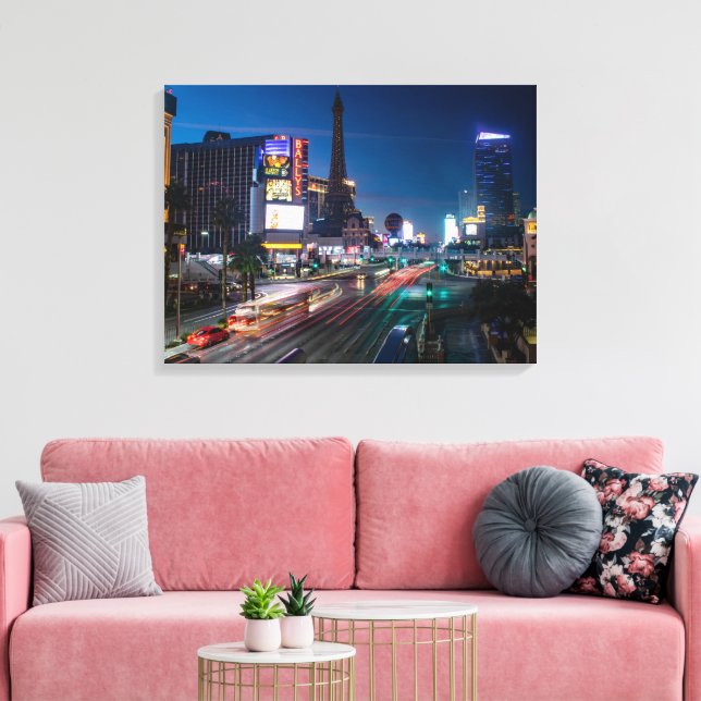 Impression sur toile étendue de Vegas (Insitu(Salon))