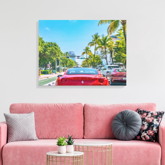 Impression sur toile étendue de voitures de luxe (Insitu(Salon))