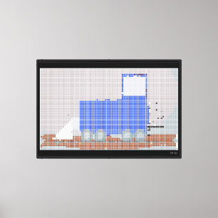Impression sur toile étendue Diesel The Yard