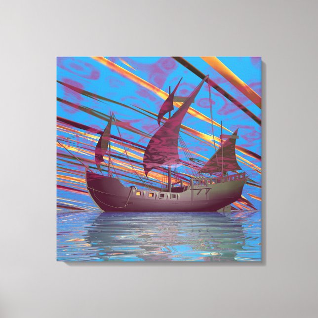 Impression sur toile étendue Mary Celeste (Recto)