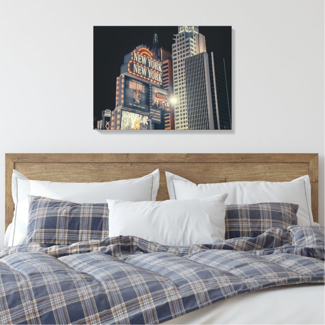 Impression sur toile étendue New York New York (Insitu(Chambre))