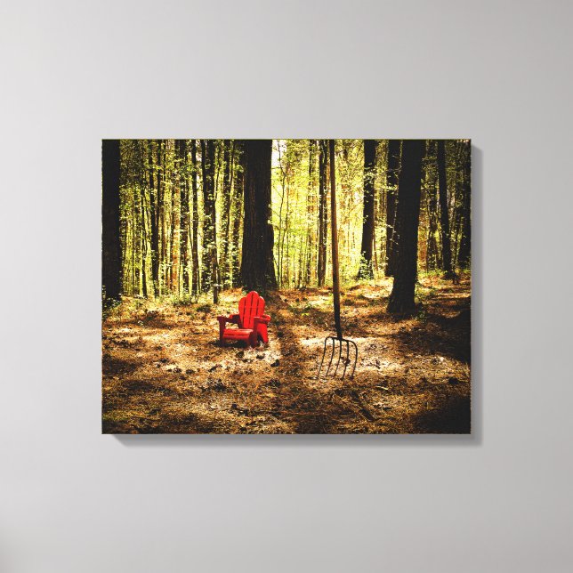 Impression sur toile étirée BABY REDNECK (Recto)