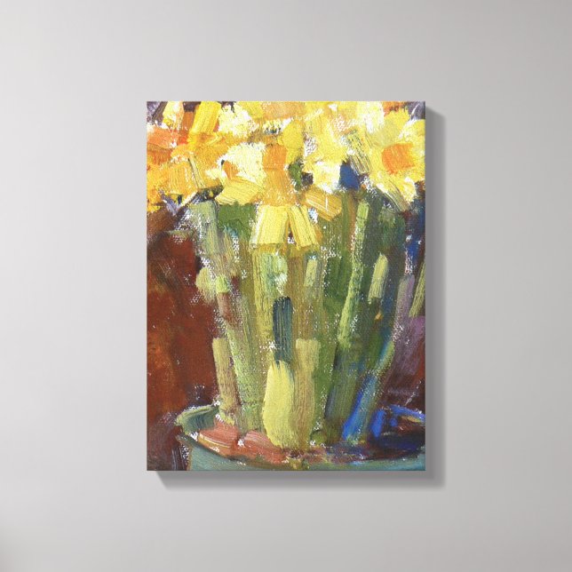 Impression sur toile étirée Daffodil par Carleen M (Recto)
