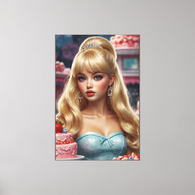 Impression sur toile étirée d'anime (Recto)