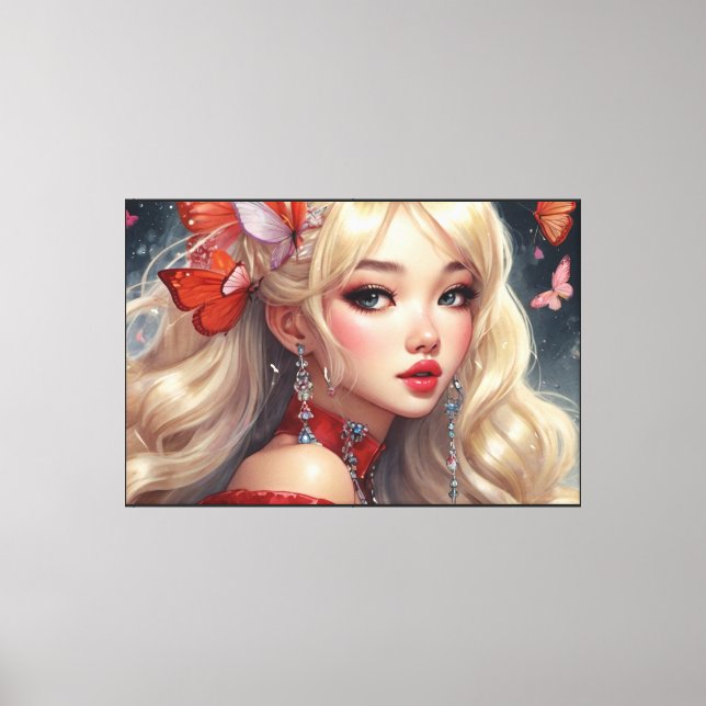 Impression sur toile étirée d'anime (Recto)
