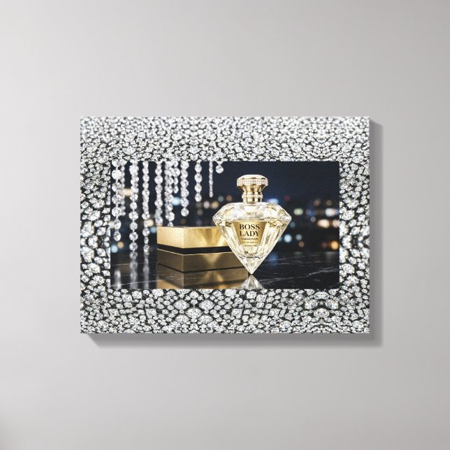 Impression sur toile étirée de Boss Lady (Recto)