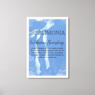Impression sur toile étirée Eudaimonia