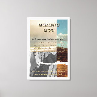 Impression sur toile étirée Memento Mori