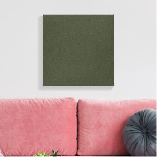 Impression sur toile étirée verte de mousse textur
