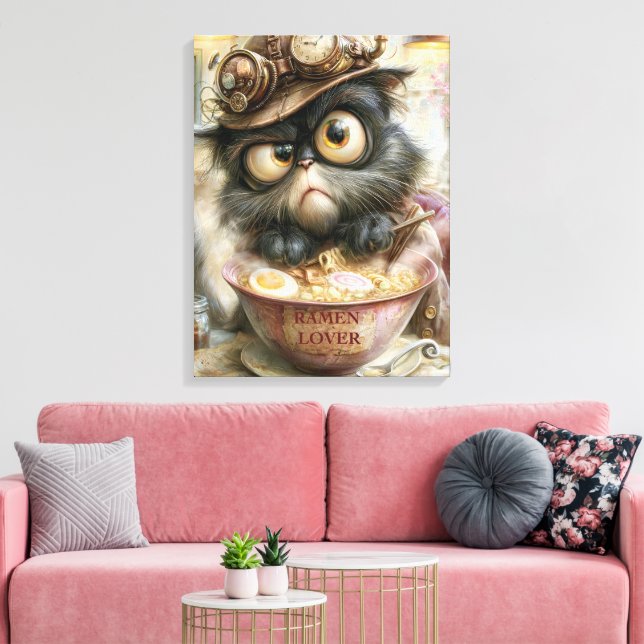 Impression sur toile fine art grande format de cha (Insitu(Salon))