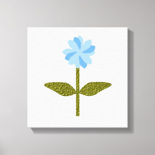 Impression sur toile Fleur de marguerite jolie ble