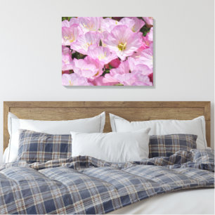 Impression sur toile - Fleurs roses