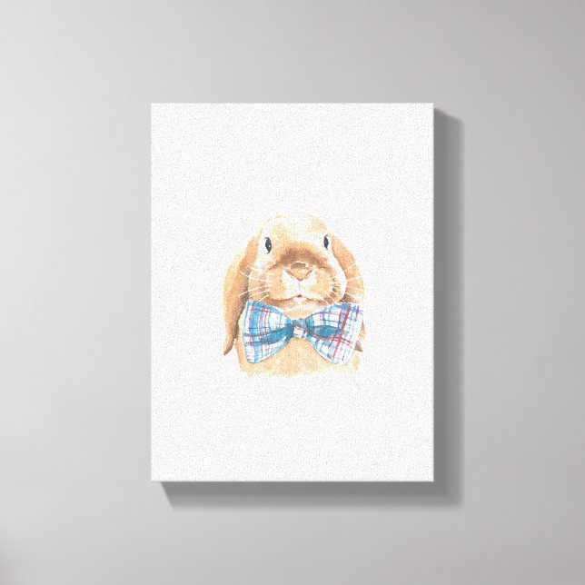 Impression sur toile - Floppy le lapin (Recto)