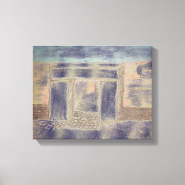 Impression sur toile foncée