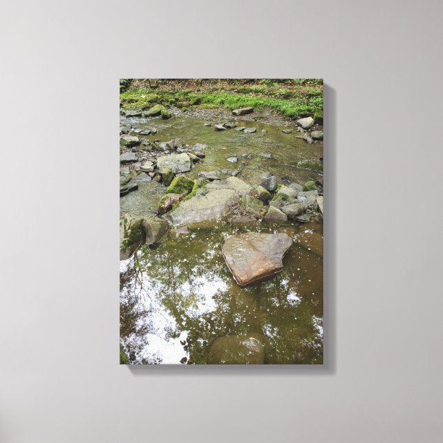 Impression sur toile Forêt Tranquille | Paysage Ré (Recto)