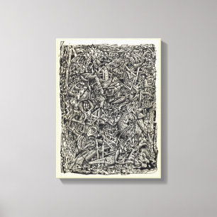 Impression sur toile fragmentée