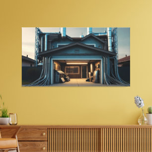 Impression sur toile Garage Tech Upgrade