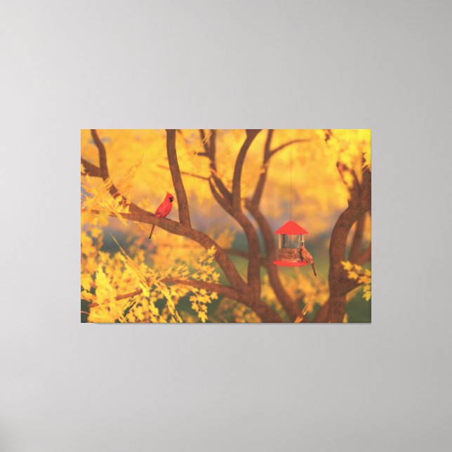 Impression sur toile Gardien de l'automne (Recto)
