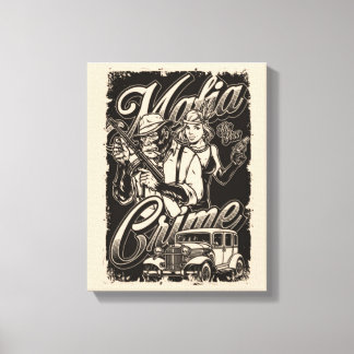 Impression sur toile Grand Patron du Crime de la M