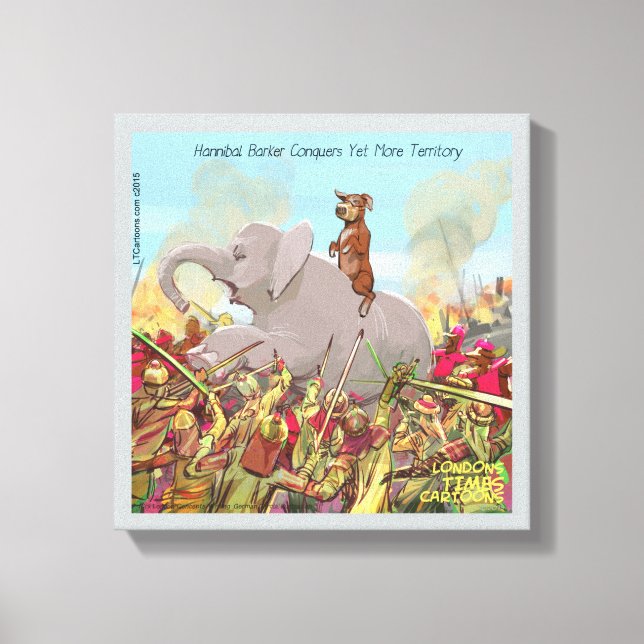 Impression sur toile Hannibal Barca Conquérant Drô (Recto)