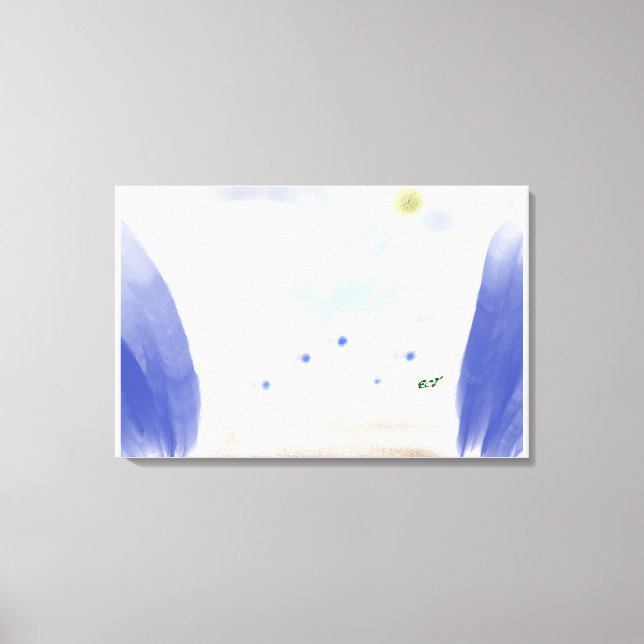 Impression sur toile La volée de Noé a vu... (Recto)