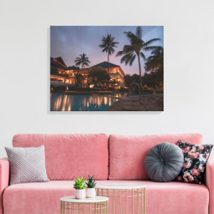 Impression sur toile luxueuse tendue sur châssis