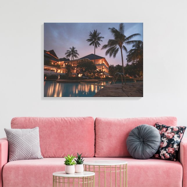 Impression sur toile luxueuse tendue sur châssis (Insitu(Salon))