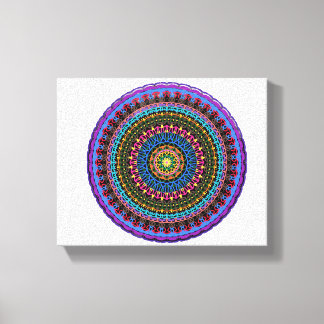 Impression sur toile Mandala du spectre céleste