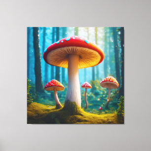 Impression sur toile Mellow Mushroom
