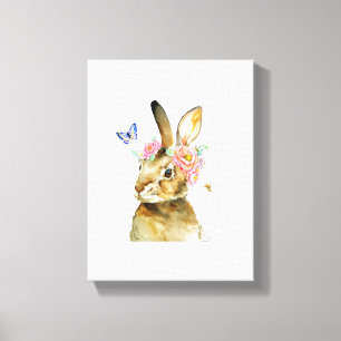 Impression sur toile - Miss Hare