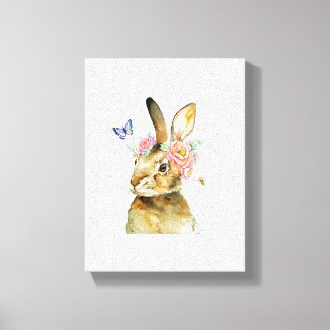 Impression sur toile - Miss Hare (Recto)