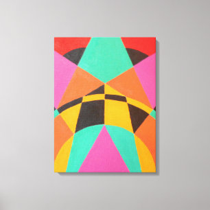 Impression sur toile moderne Points de Green Balan