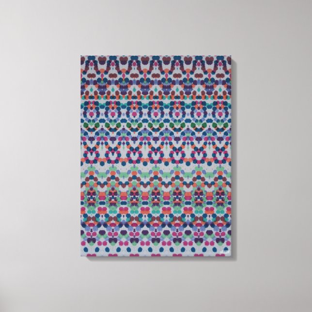 Impression sur toile Mosaïque de confettis joyeux  (Recto)