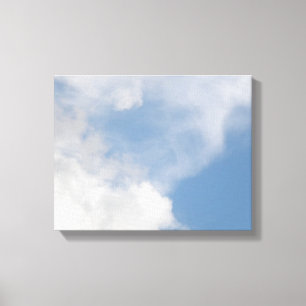 Impression sur toile Nuages ​​duveteux