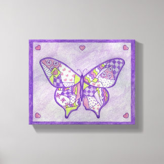 Impression sur toile papillon