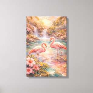 Impression sur toile Paradis Tropical Luxueux des