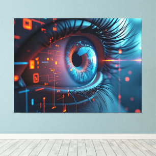 Impression sur toile Quantum Eye