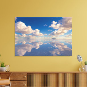 Impression sur toile Reflet de ciel infini