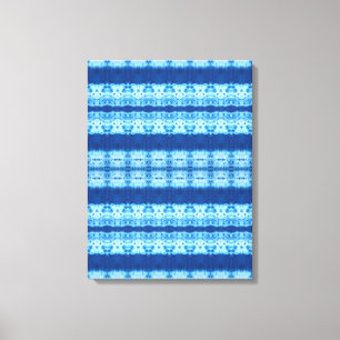 Impression sur toile Shibori entrelacée