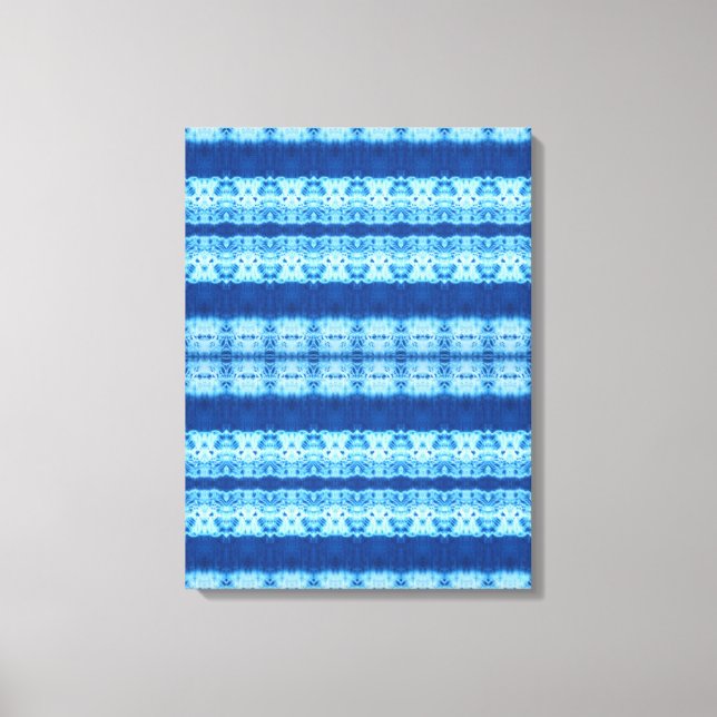 Impression sur toile Shibori entrelacée (Recto)