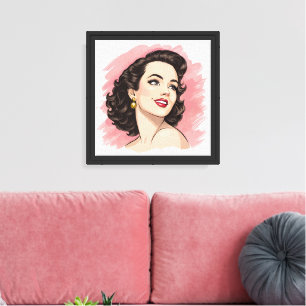Impression sur toile Soft Radiance Vintage Glamour