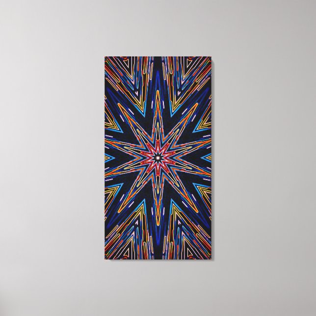 Impression sur toile Star of Wisdom 21x40 (Recto)