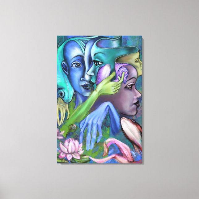 Impression sur toile Style Cubisme - Peinture (Recto)