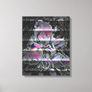 Impression sur toile Techno Bouquet