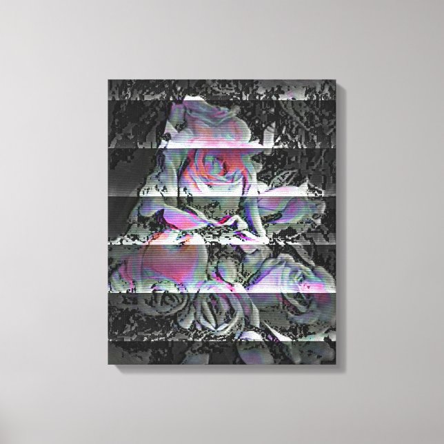 Impression sur toile Techno Bouquet (Recto)