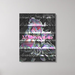 Impression sur toile Techno Bouquet