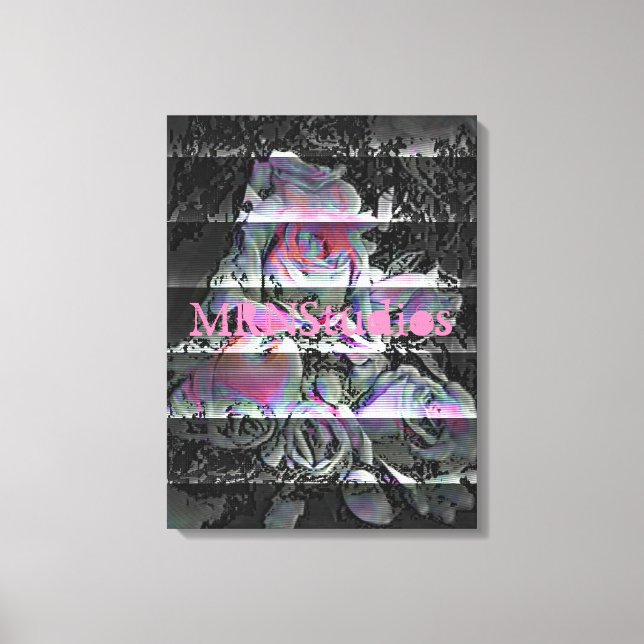 Impression sur toile Techno Bouquet (Recto)